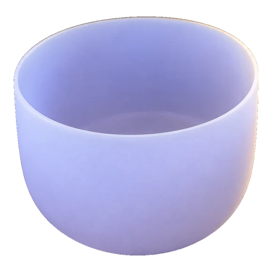 An amethyst crystal singing bowl by Resonance Reset